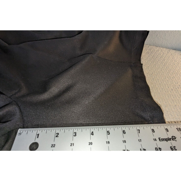 Haggar Shorts Mens Size 42 Black Chino Bermuda Pleated Golf Performance - Picture 4 of 14